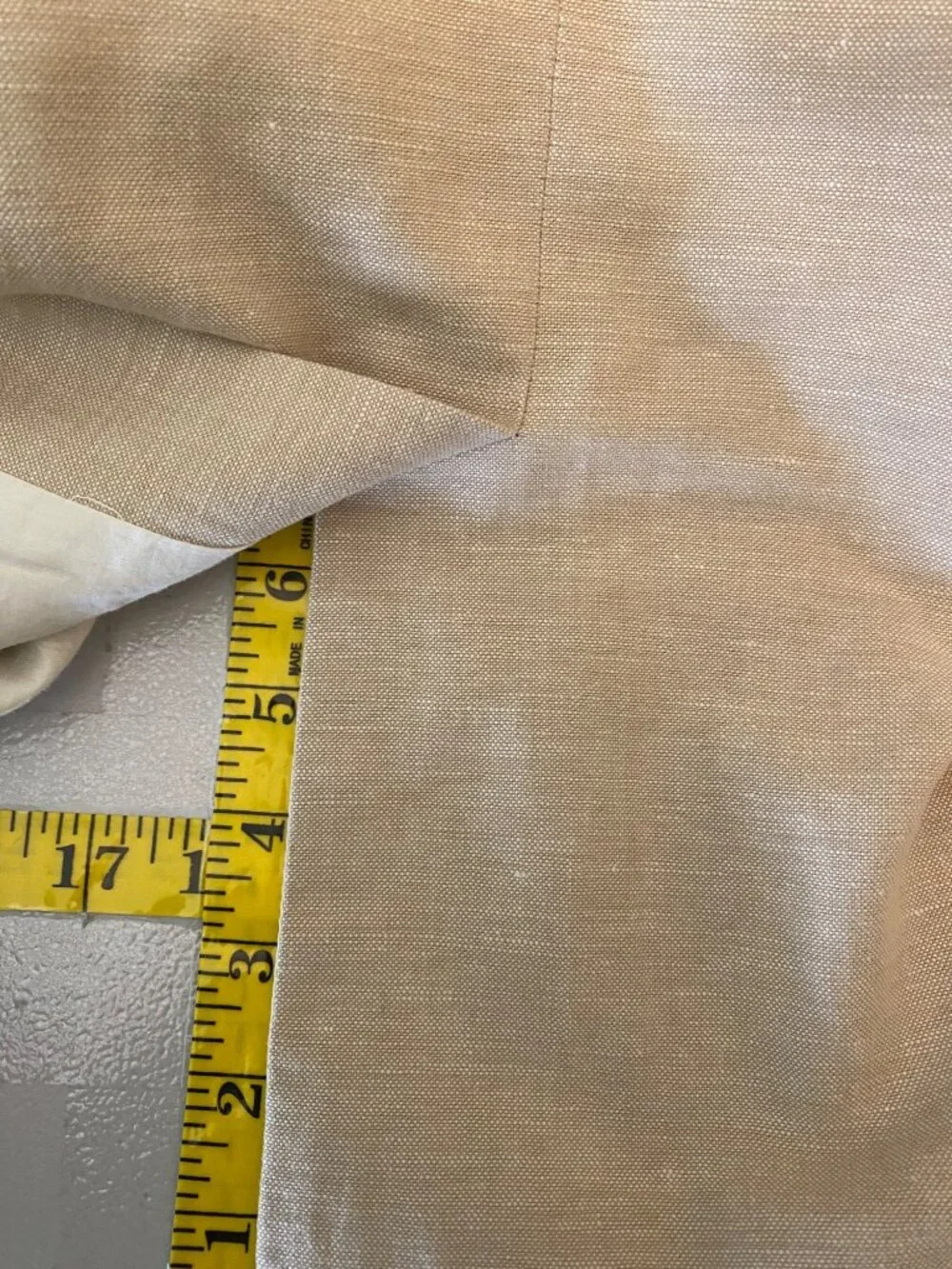 The Limited Beige Linen-Blend Blazer & Wide-Leg Pants Suit Set Small - Picture 13 of 16